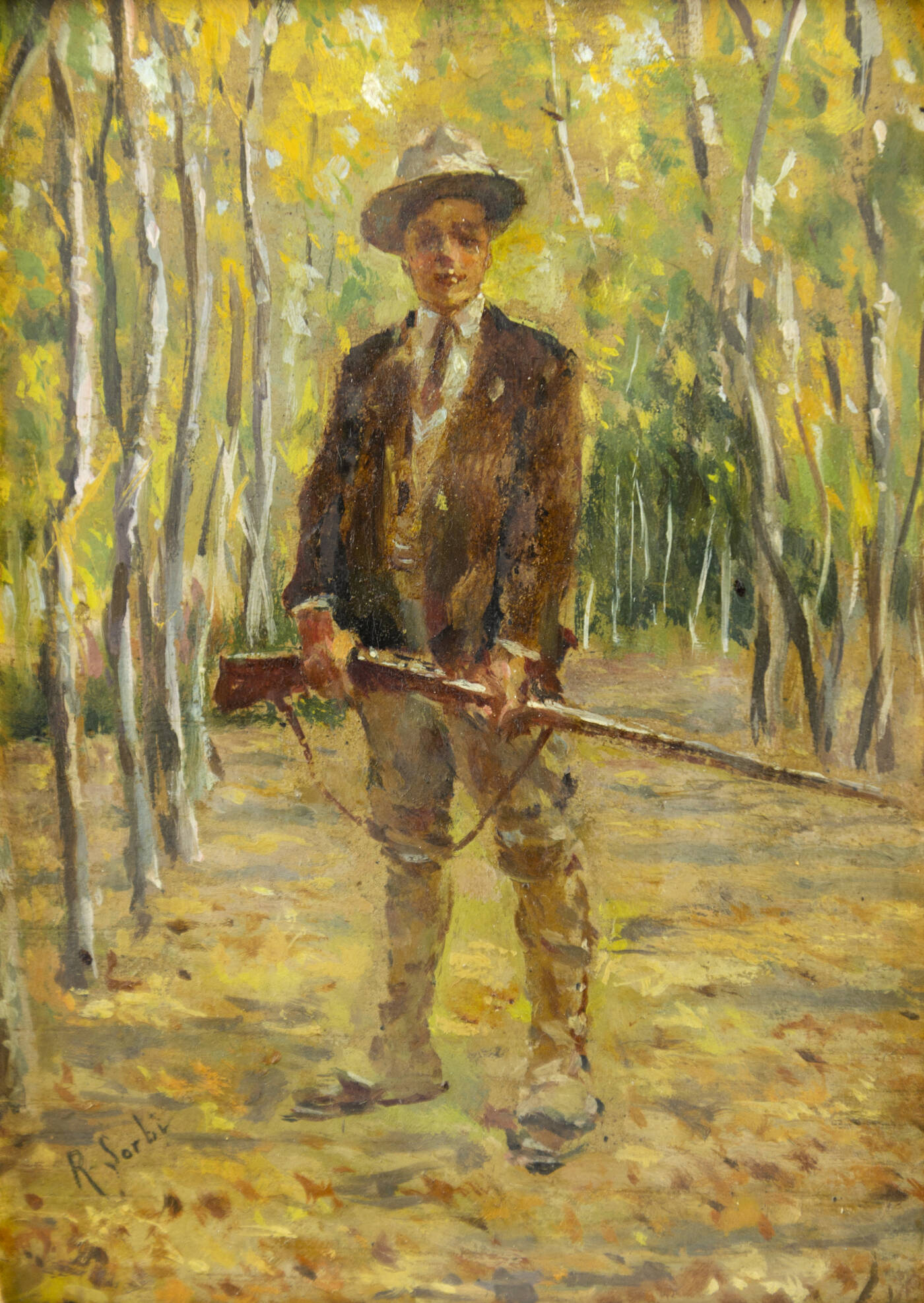 RAFFAELLO SORBI - 'Cacciatore'