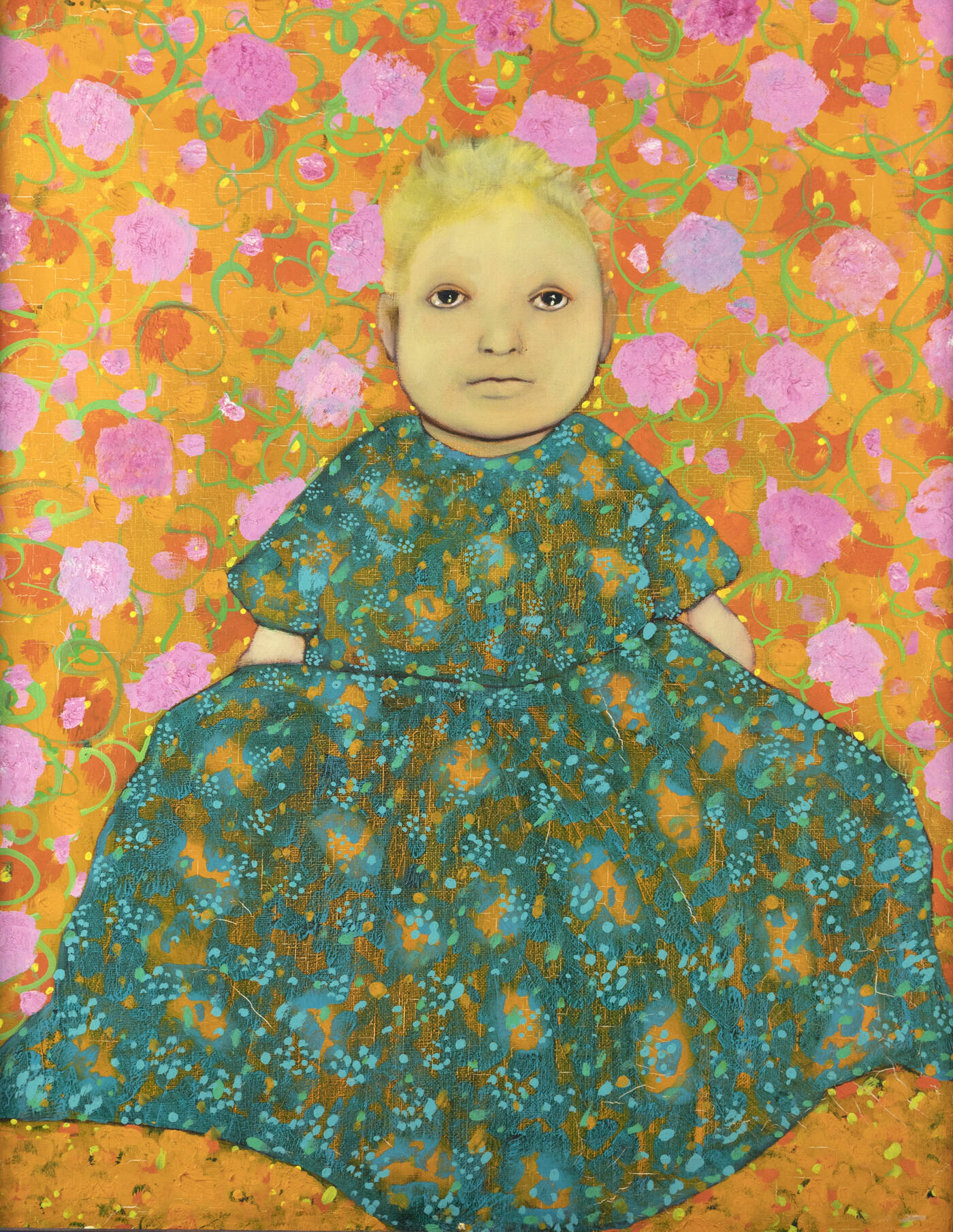 ENRICO COLOMBOTTO ROSSO - 'Bambola e arabeschi' primi anni '960