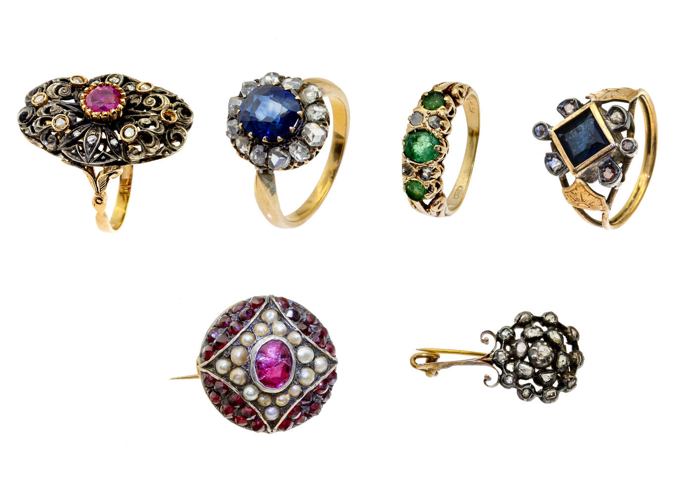 LOTTO DI SEI  GIOIELLI