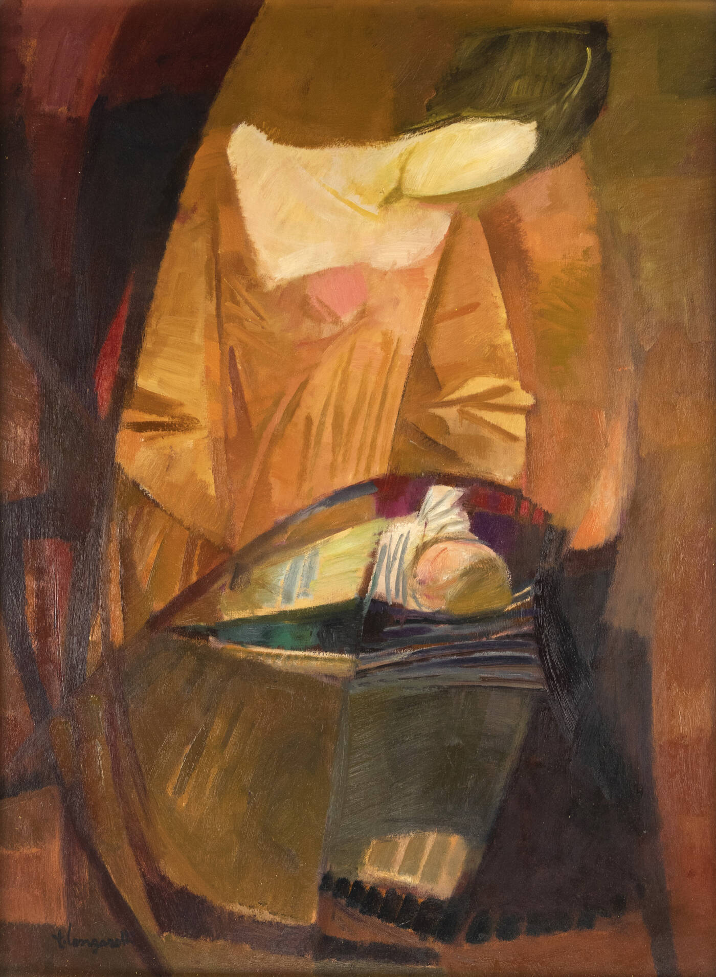 TRENTO LONGARETTI - 'Madonna col bambino nella culla' 1966