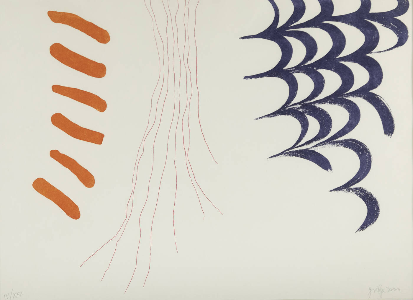 GIORGIO GRIFFA - 'Senza titolo' 2000