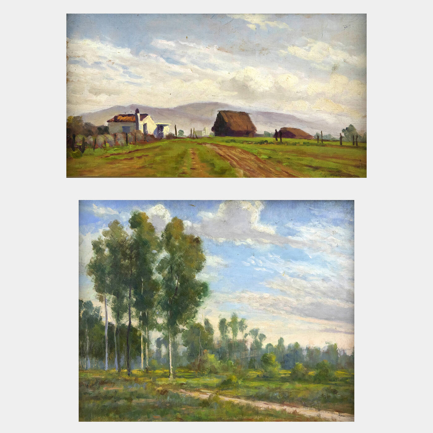 GIORGIO CERAGIOLI - 'Lotto di due dipinti'