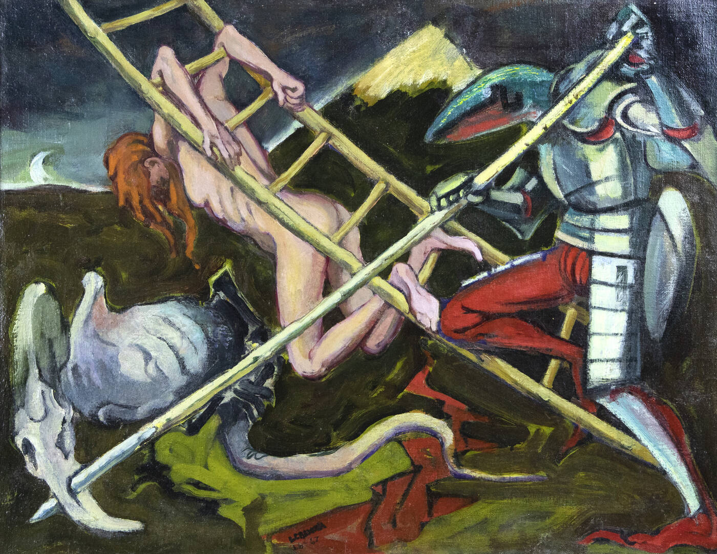 ITALO CREMONA - 'Il drago blu (I)'  1947
