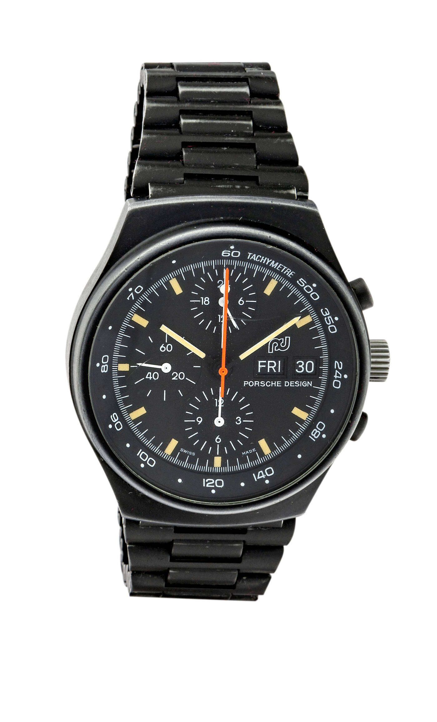 PORSCHE DESIGN - Chronografo, ref. 7176S, anni '80