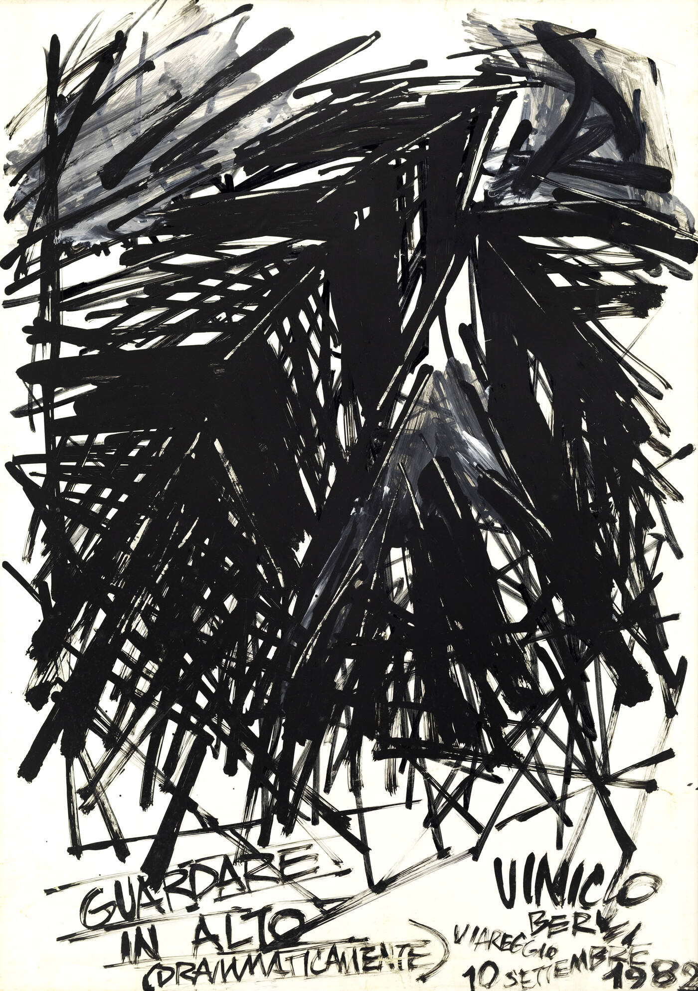 VINICIO BERTI - 'Guardare in alto drammaticamente' Viareggio 1982