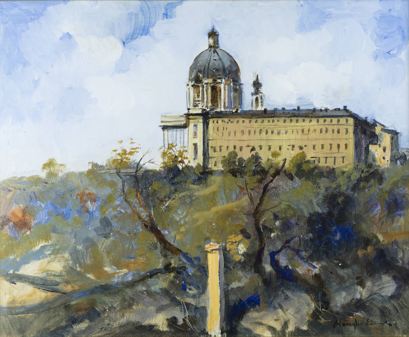 EDMONDO MANEGLIA - 'La Basilica di Superga'