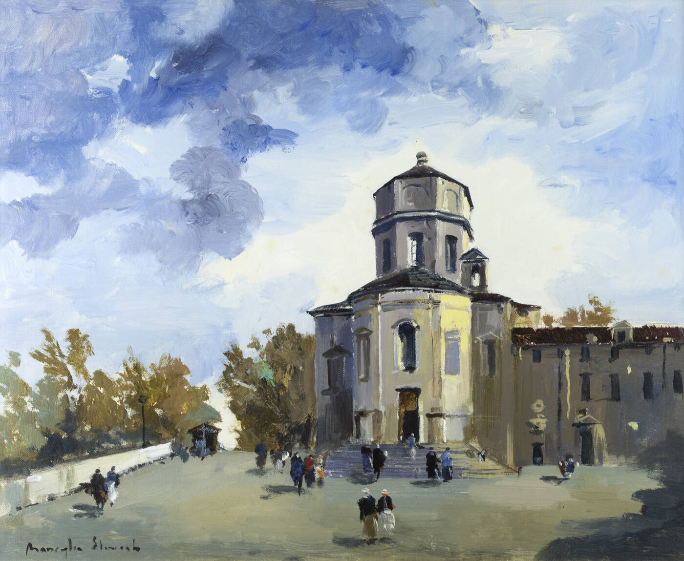 EDMONDO MANEGLIA - 'Chiesa collinare'