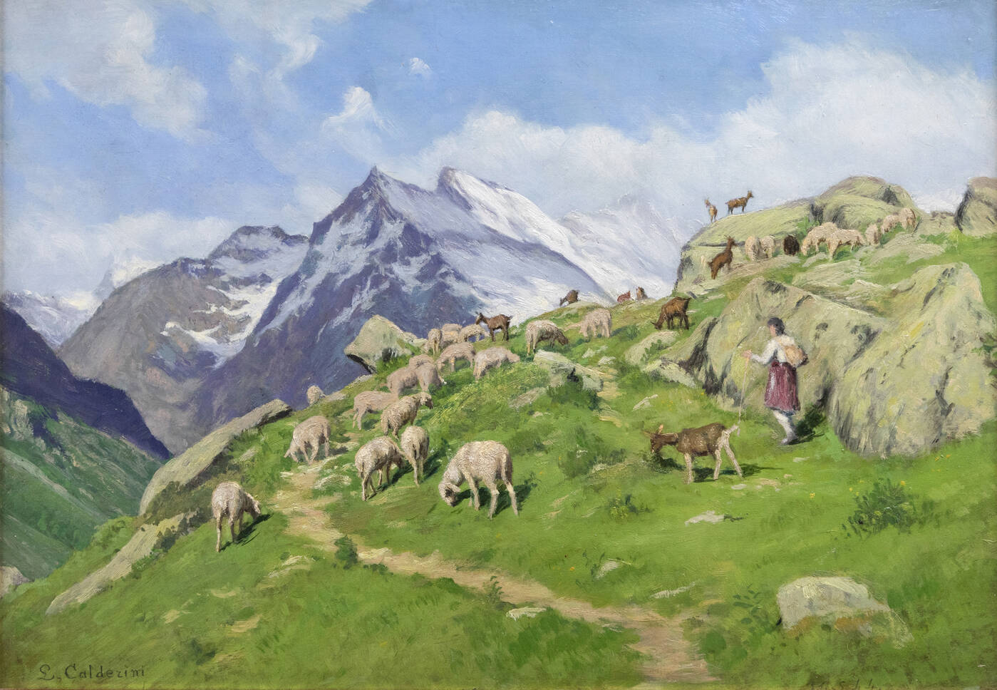 LUIGI CALDERINI - 'Alti pascoli' 31-5-44