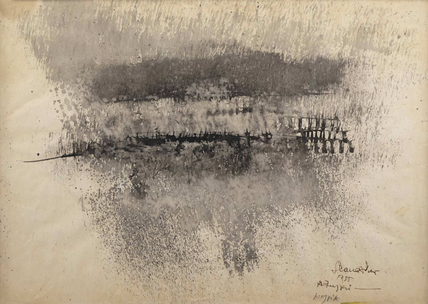 EMILIO SCANAVINO - 'Senza titolo' 1955