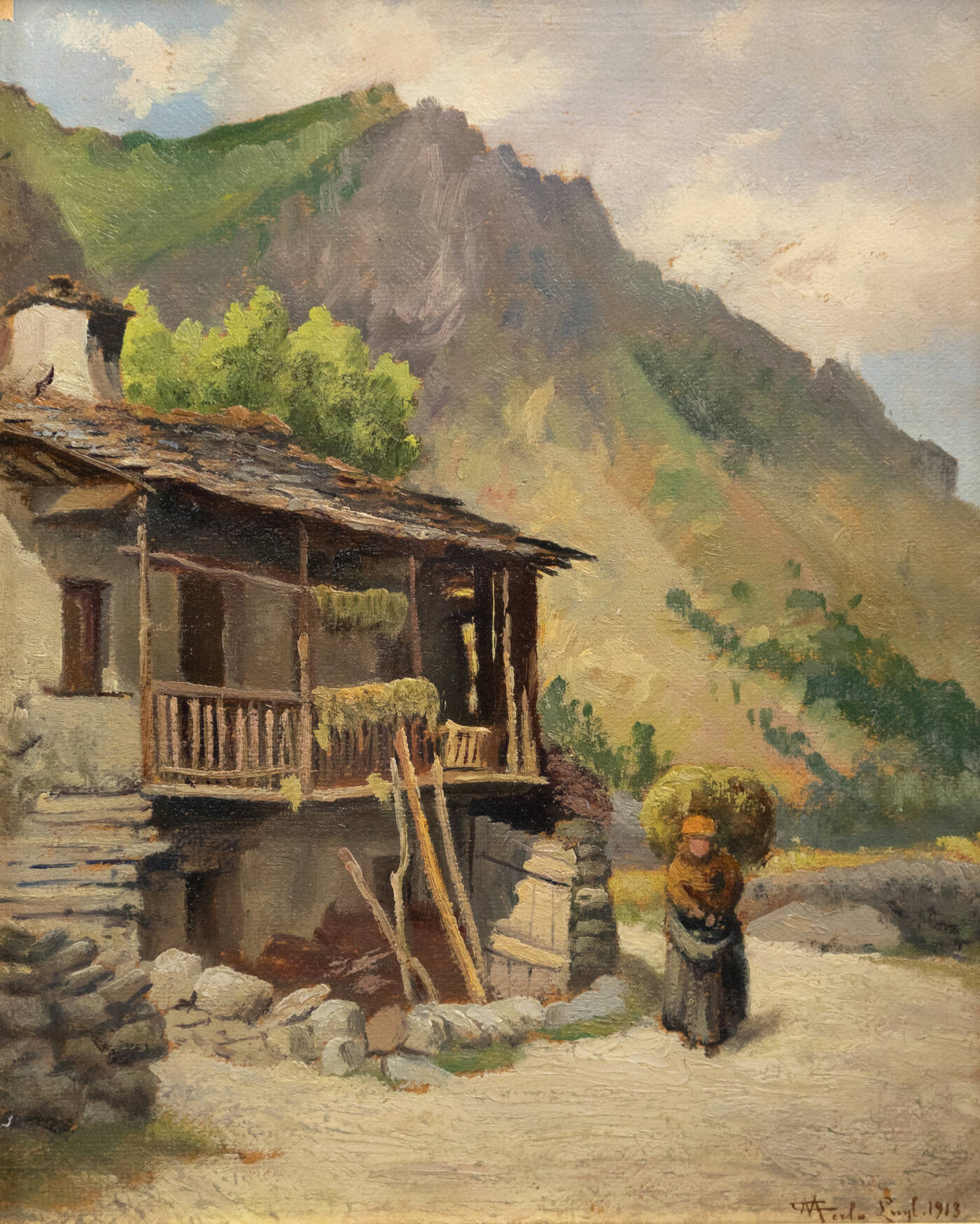 CAMILLO MERLO - 'La baita' 1913