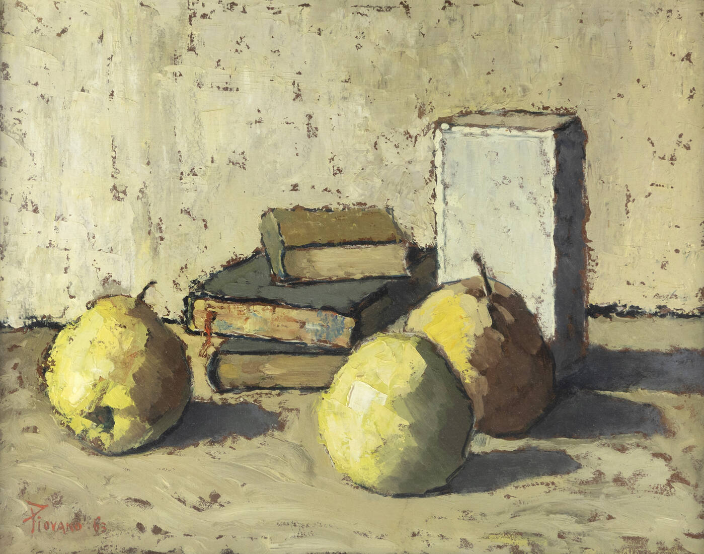 FERRUCCIO PIOVANO - 'Natura morta con libri'