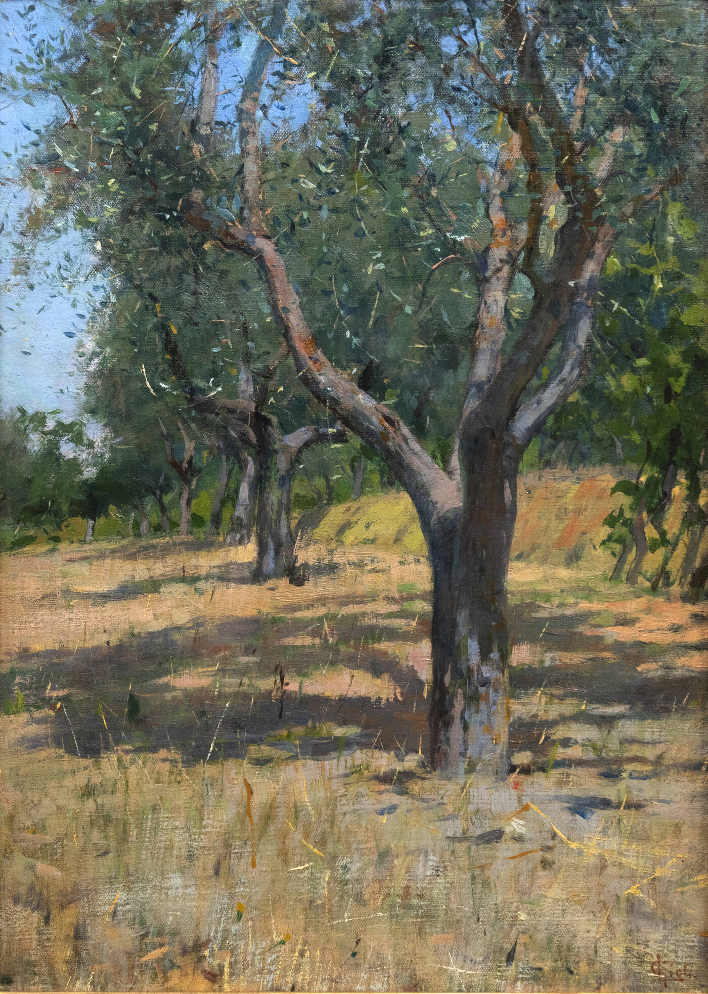 LUIGI GIOLI - 'Paesaggio con alberi'