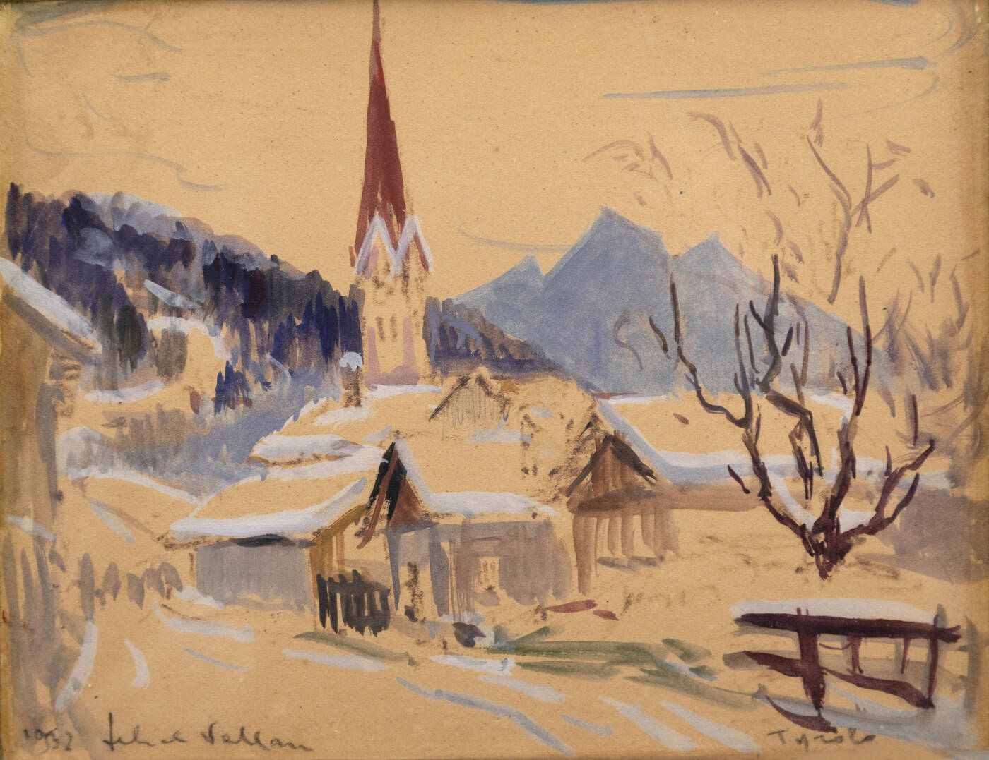 FELICE VELLAN - 'Tirolo' 1932