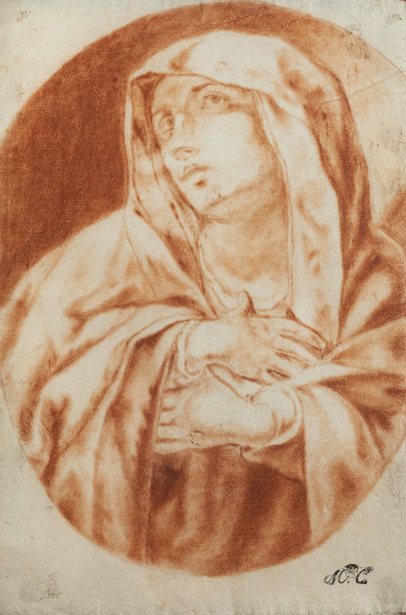 PITTORE ANINIMO  - 'Ritratto della Vergine'