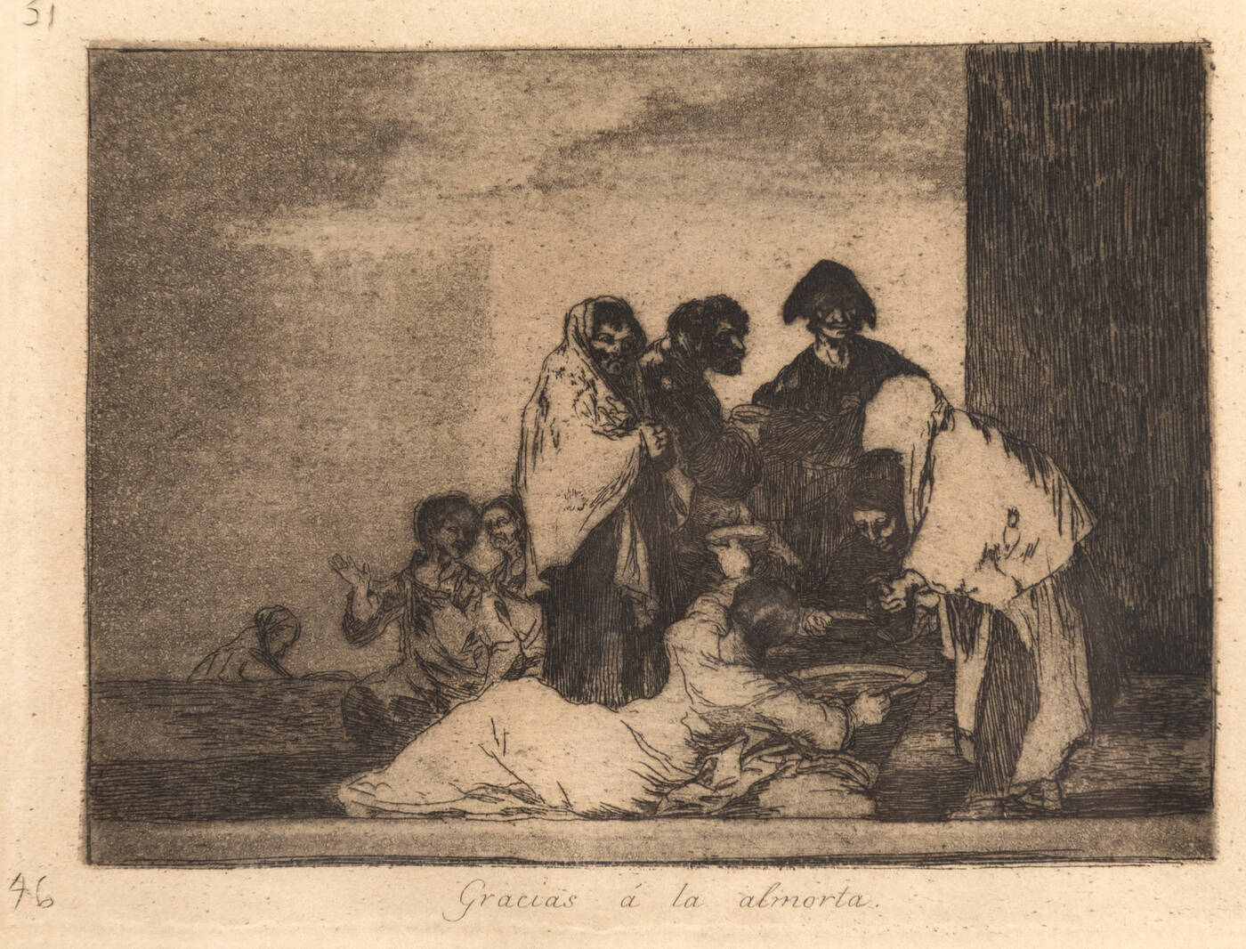 FRANCISCO GOYA Y LUCIENTES - 'Gracias a la àlmorta' 