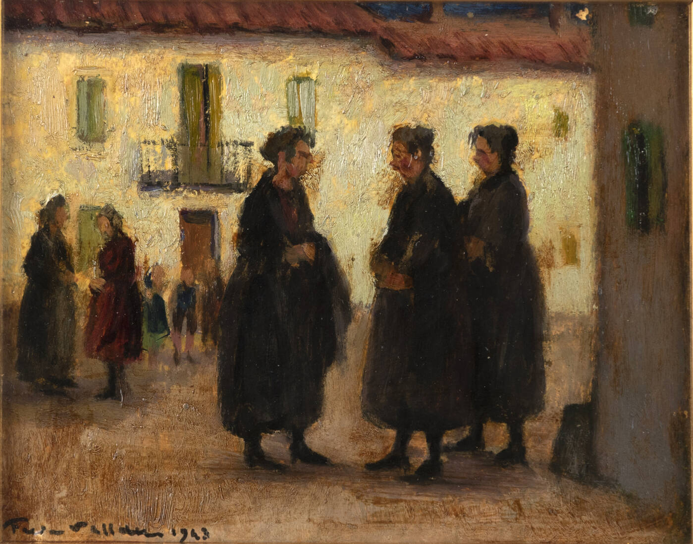 FELICE VELLAN - 'Donne in paese' 1943