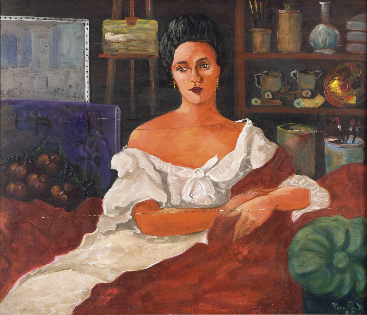 PINO PONTI - 'Modella nello studio' 1925