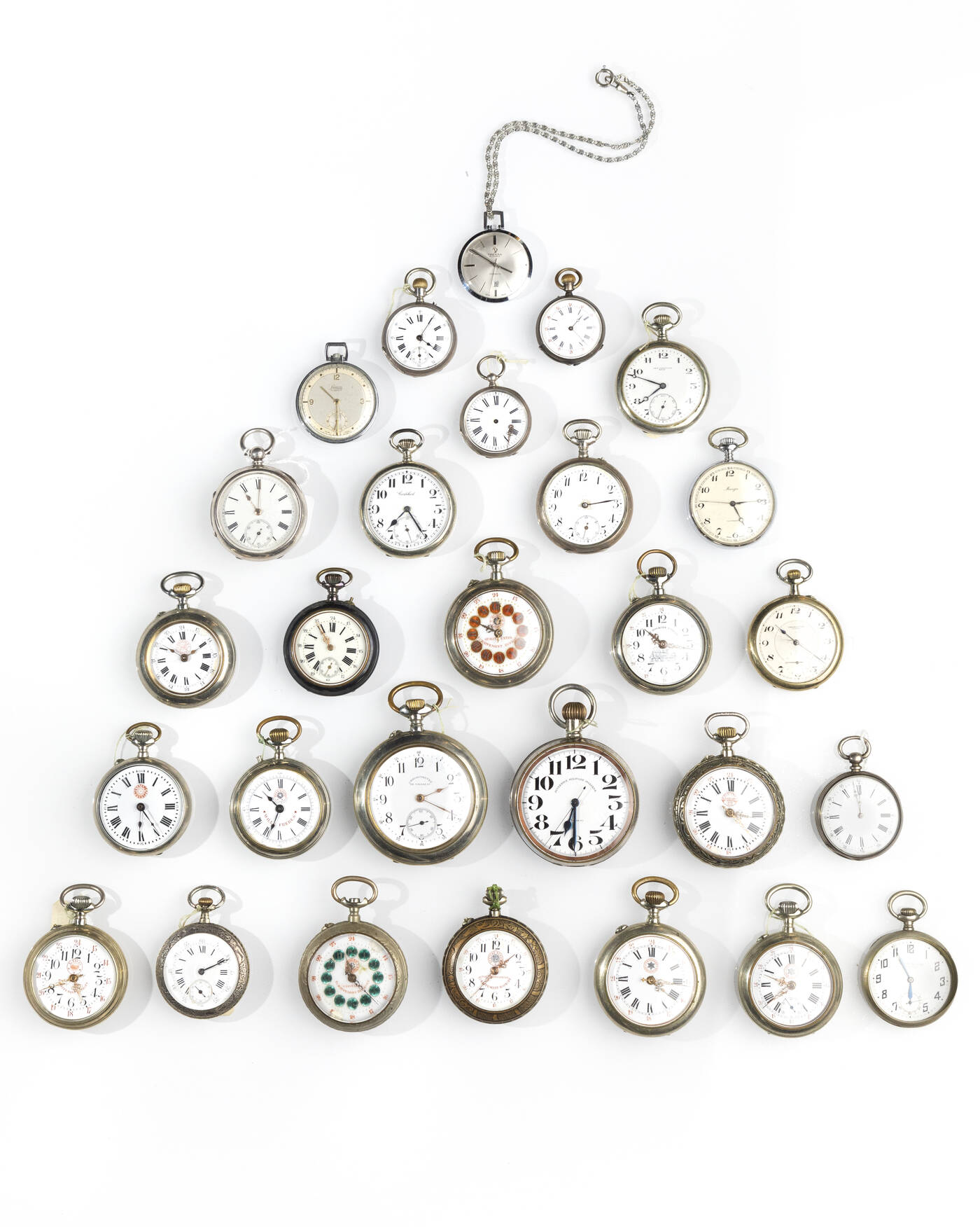 LOTTO DI 28 OROLOGI DA TASCA 