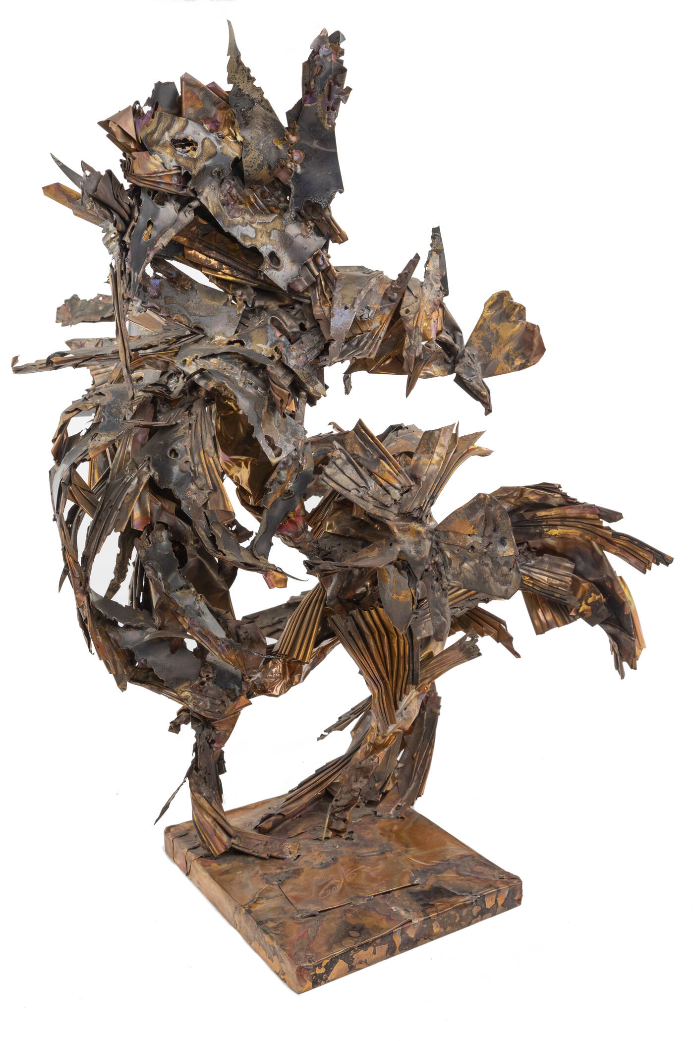 PIERO CERATO - 'Combattimento di galli' 1998