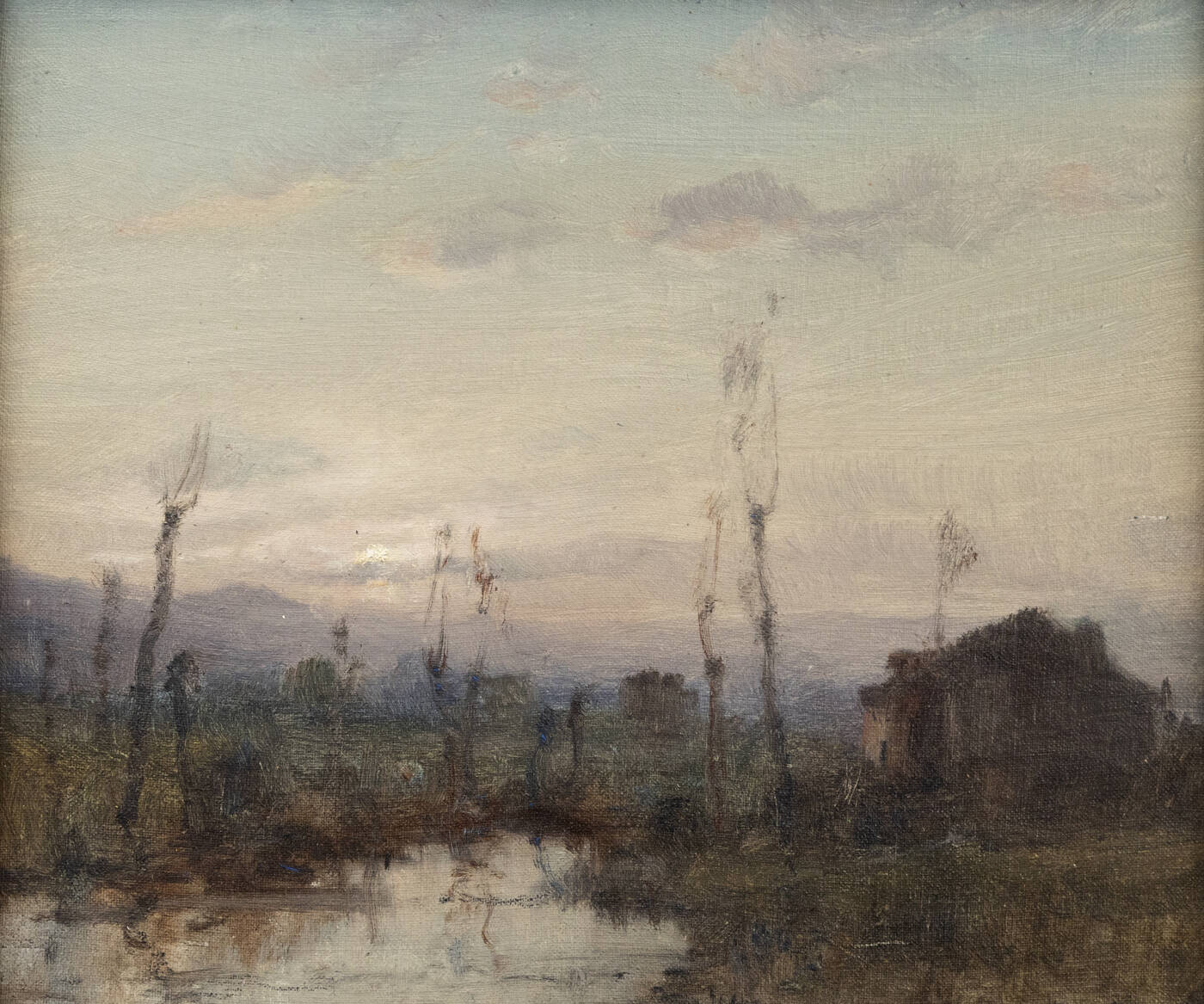 VITTORE ANTONIO CARGNEL - 'Mattino in brughiera (Aviano)' ottobre 1925