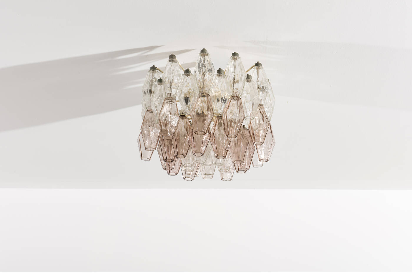 PAOLO VENINI - Lampadario della serie Poliedri