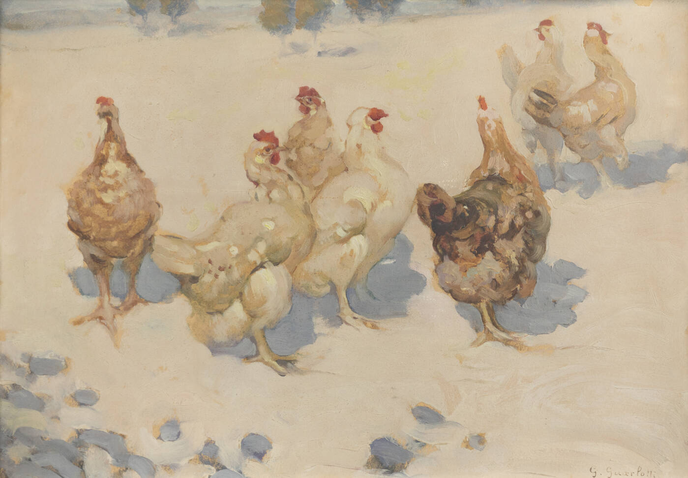 GIOVANNI GUARLOTTI - 'Galline'