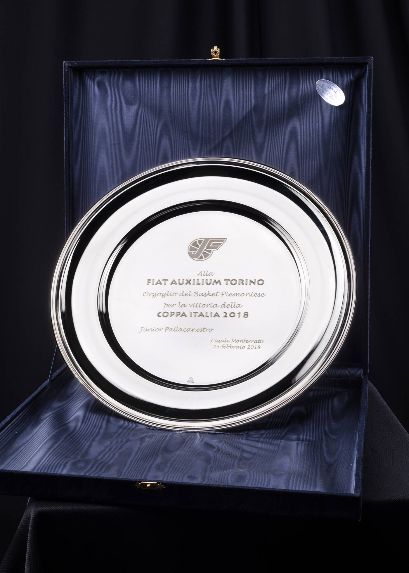 AUXILIUM - Riconoscimento Coppa Italia