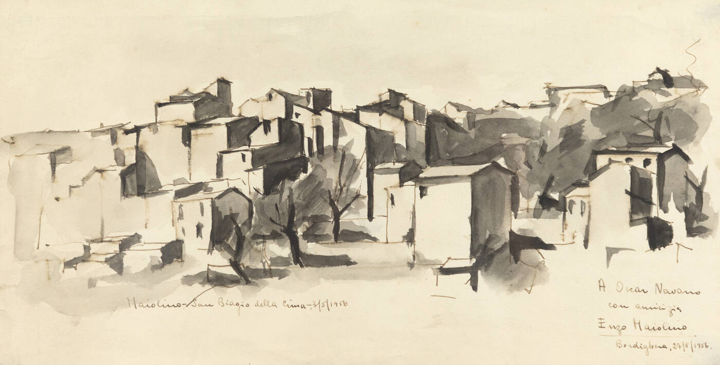 ENZO MAIOLINO - 'San Biagio della Cima' 375/1950