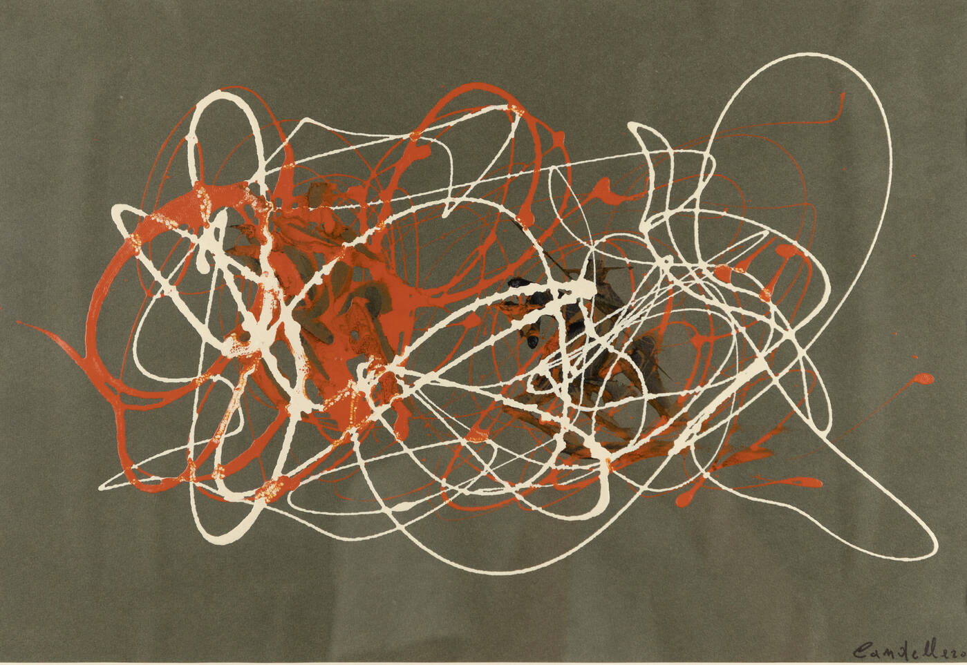  CANDELLERO - 'Composizione astratta'