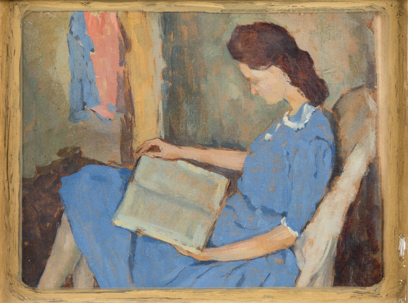 SCUOLA DI CASORATI - 'Donna che legge' primi anni '920