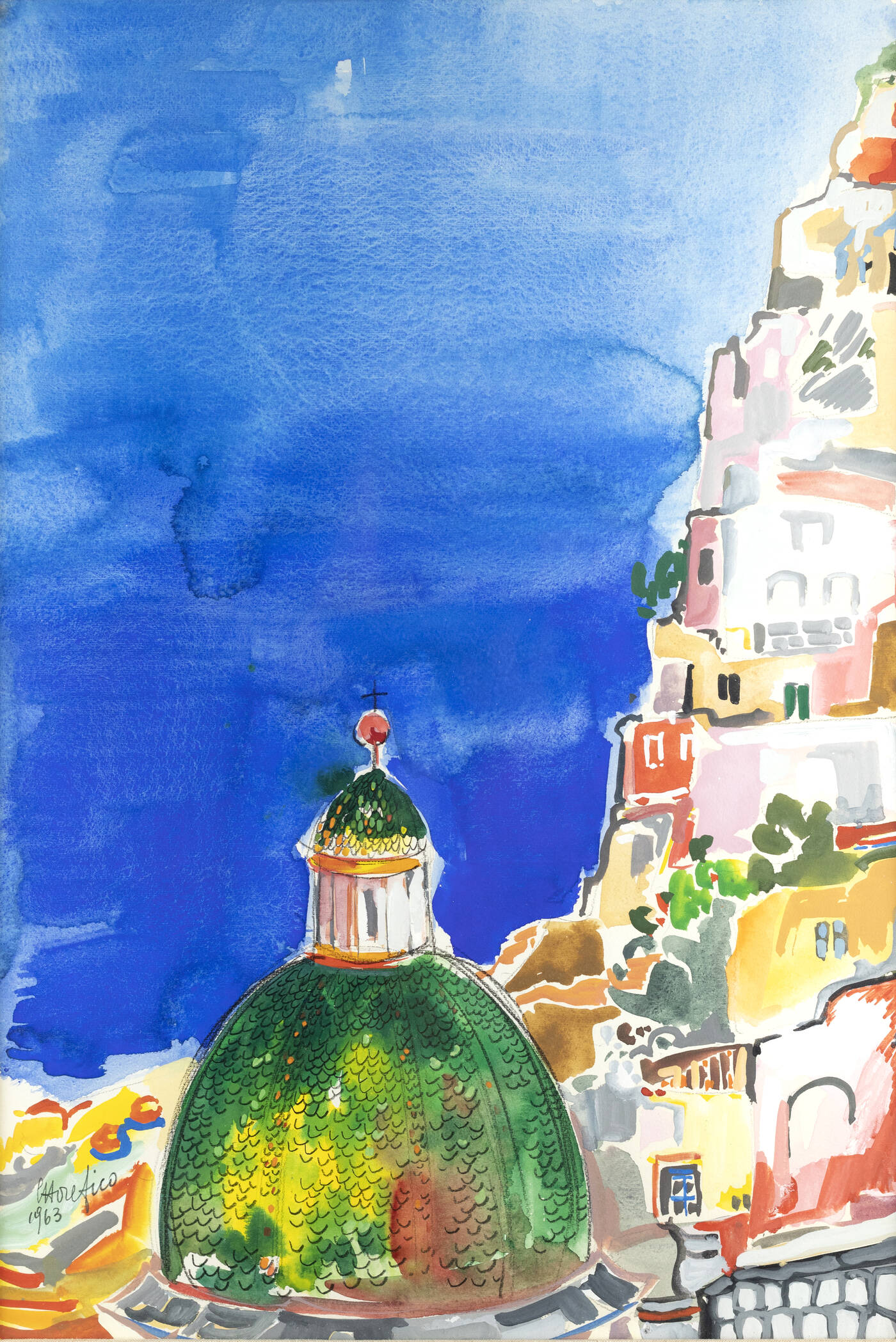 ETTORE FICO - 'Cupola e cielo' 1963