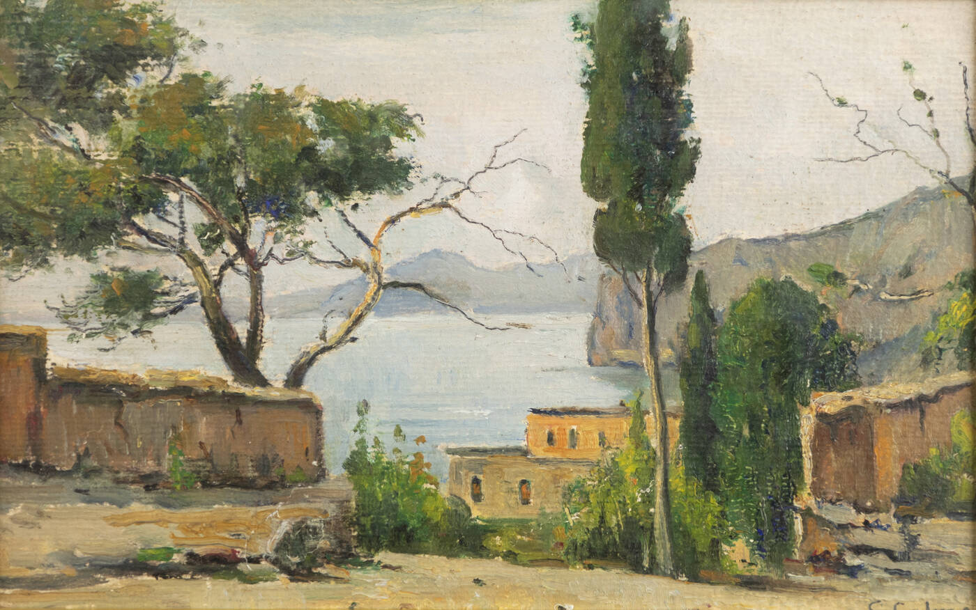 GIOVANNI COLMO - 'Paesaggio lacustre'