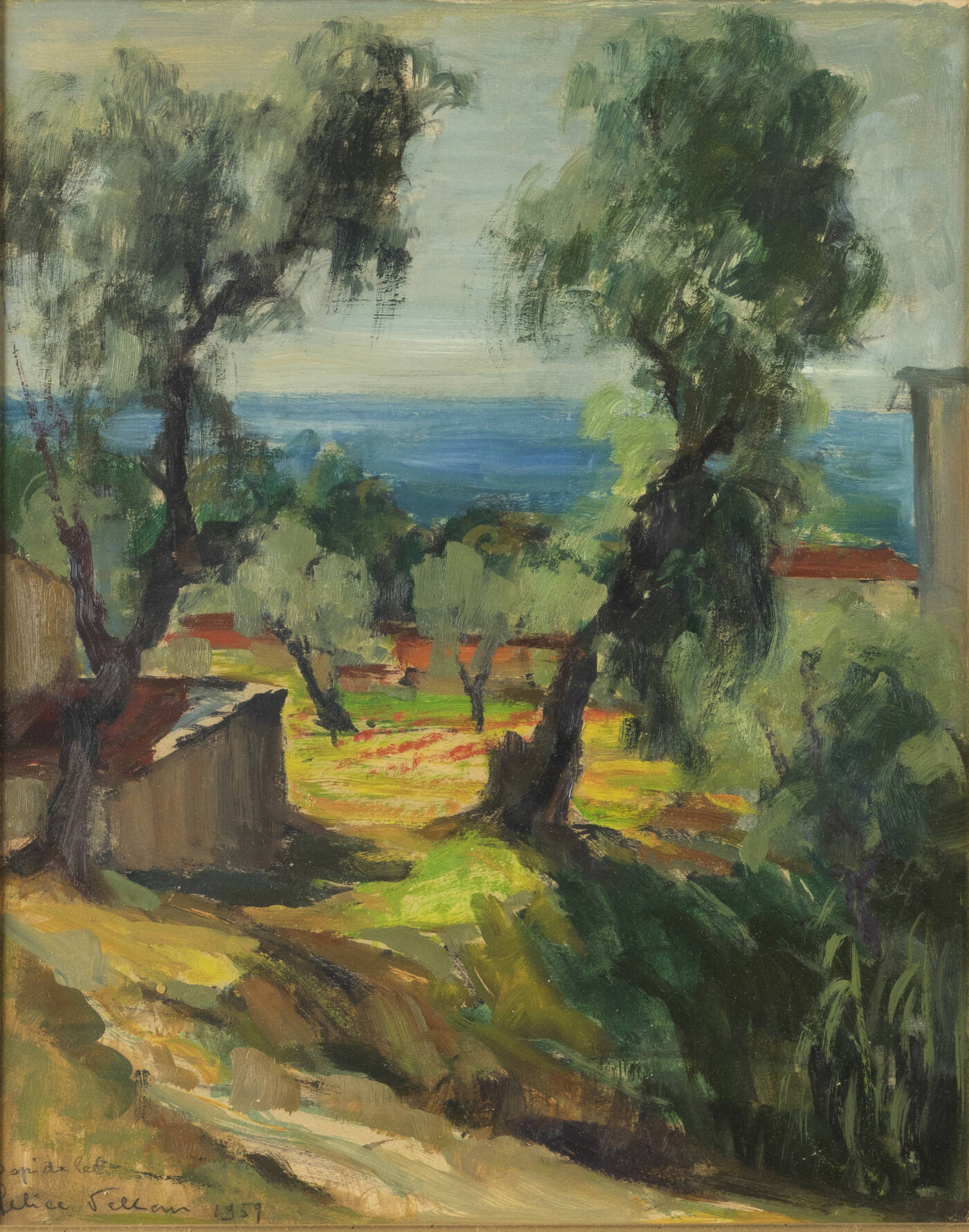 FELICE VELLAN - 'Ospedaletti' 1959