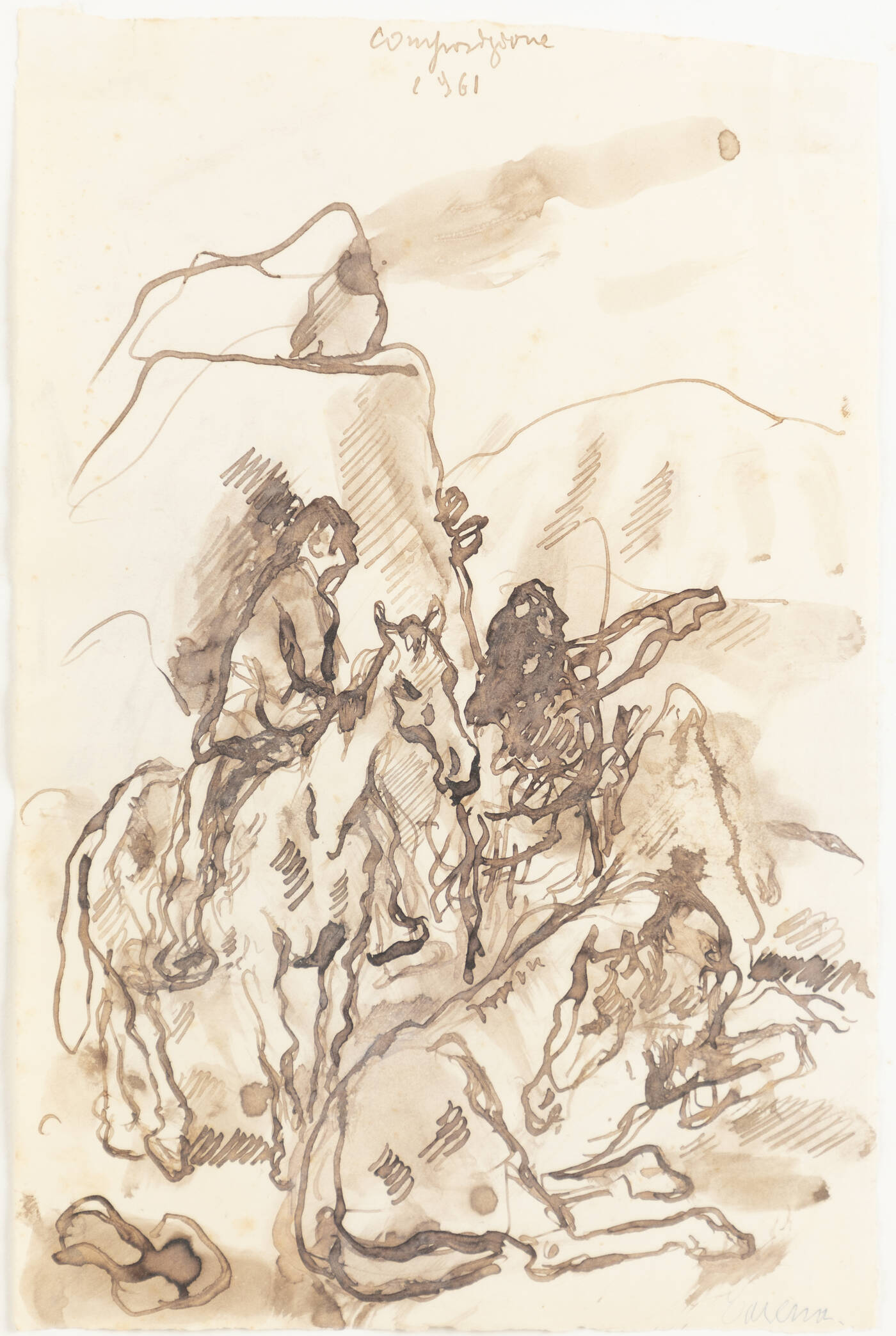 FELICE CARENA - 'Composizione' 1961