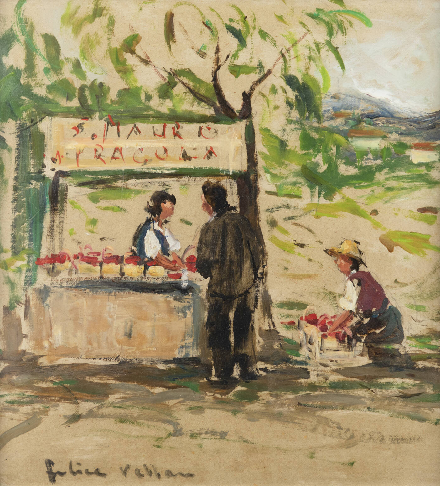 FELICE VELLAN - 'San Mauro - Fragole' 1965