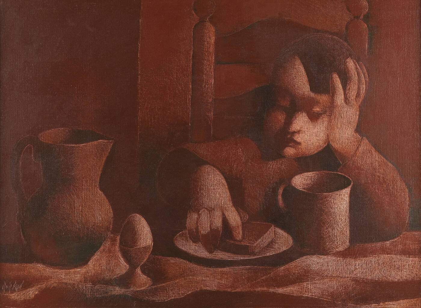 MANOLO RUIZ-PIPO - 'La colazione della fanciulla'