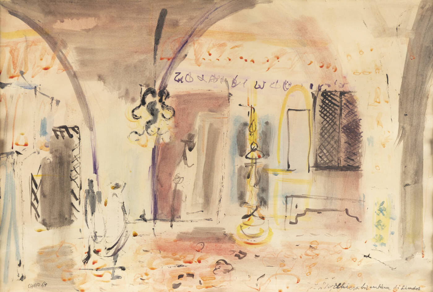 RICCARDO CHICCO - 'Chiesa bizantina di Lindos'