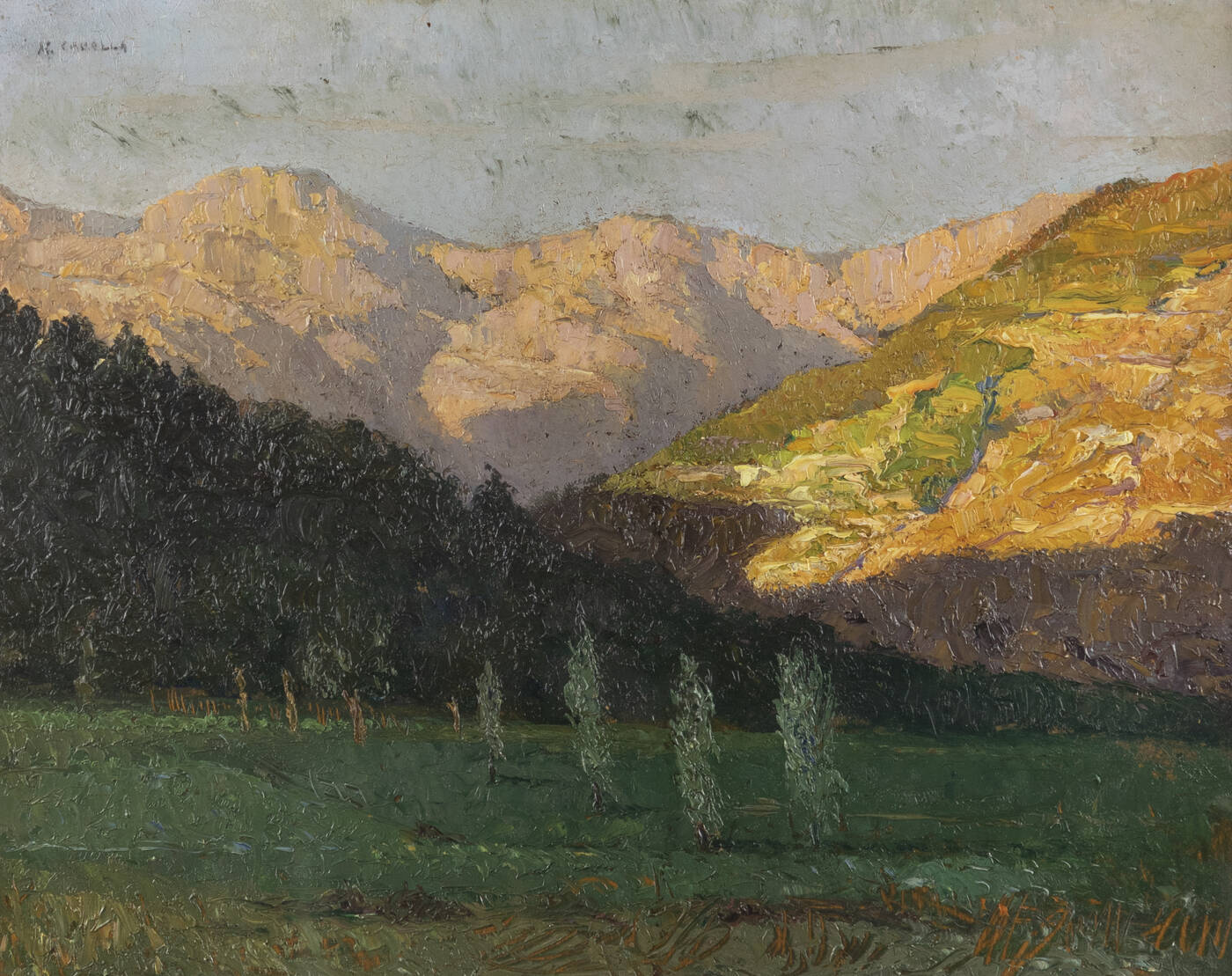 MARIO CAVALLA - 'Paesaggio'