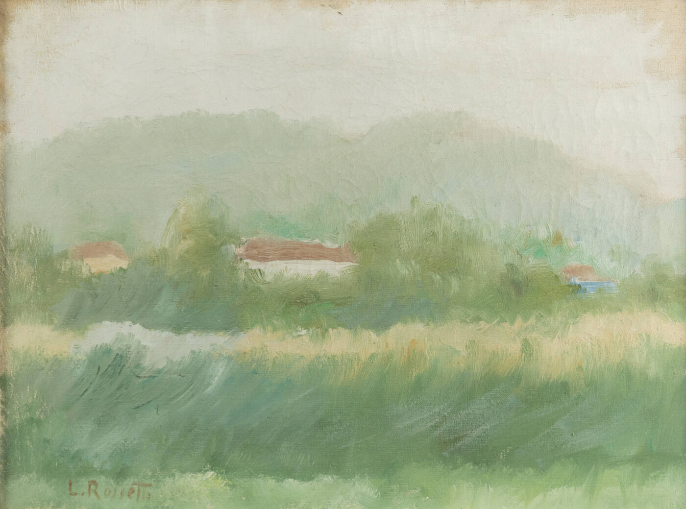 LEOPOLDO ROSSETTI - 'Paesaggio' 1956