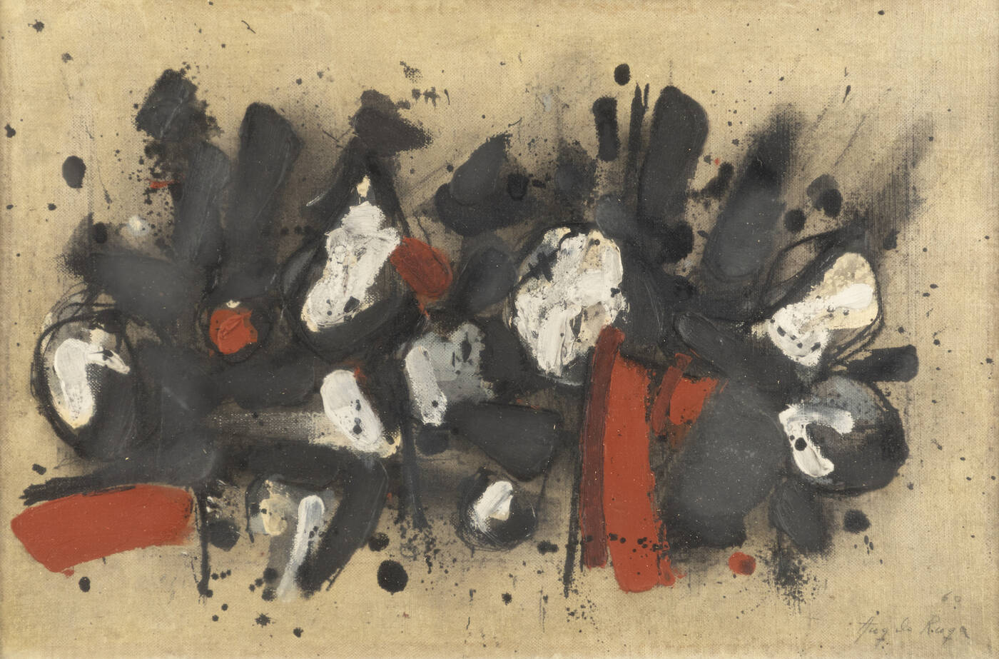 ANGELO RUGA - 'Composizione' 1960