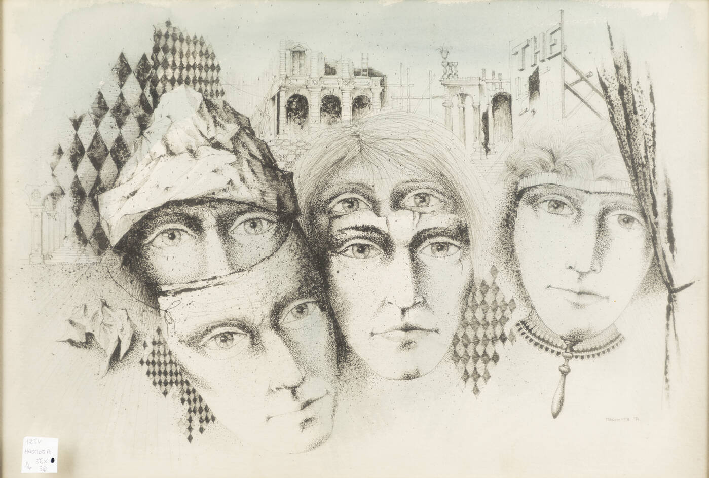 GIOVANNI MACCIOTTA - 'Maschere' 1971