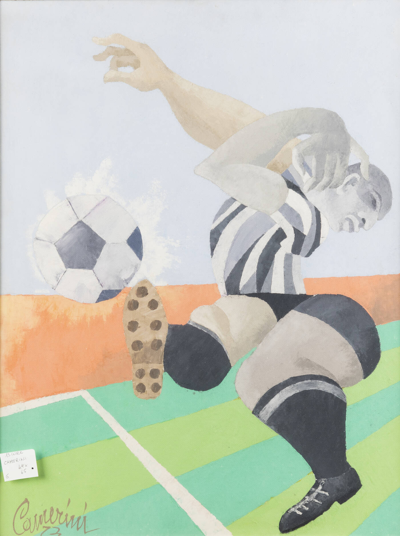 LAMBERTO CAMERINI - 'Il calciatore' 1973