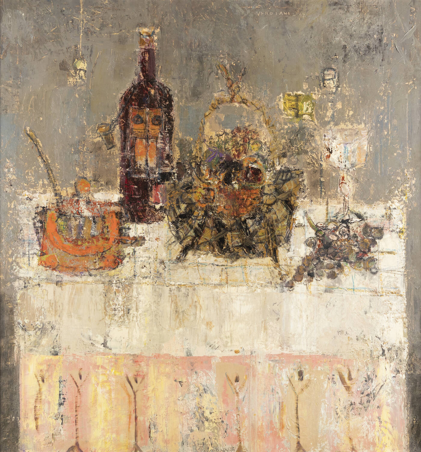 LUCIANO VERDIANI - 'Natura morta con il calice' 1963