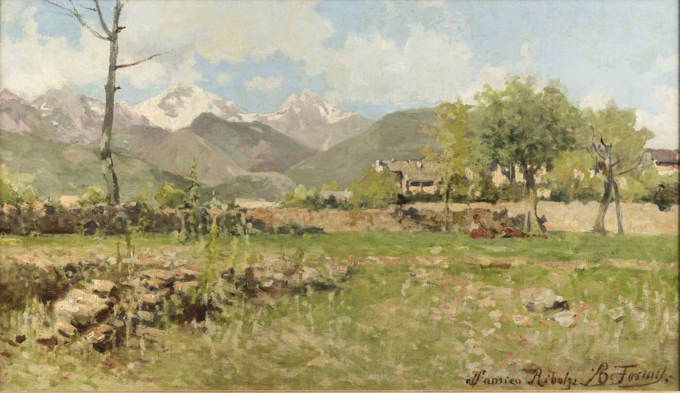 ACHILLE FORMIS BEFANI - 'Paesaggio lombardo'