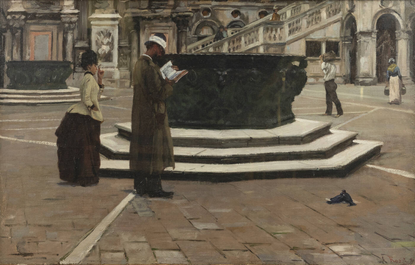 ALBERTO ROSSI - 'Figure al pozzo' 1881