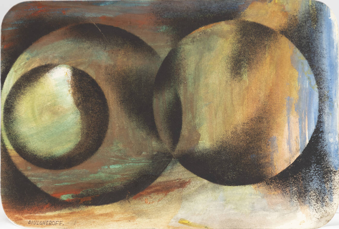 NICOLAJ DIULGHEROFF - 'Simultaneità cosmica' 1970