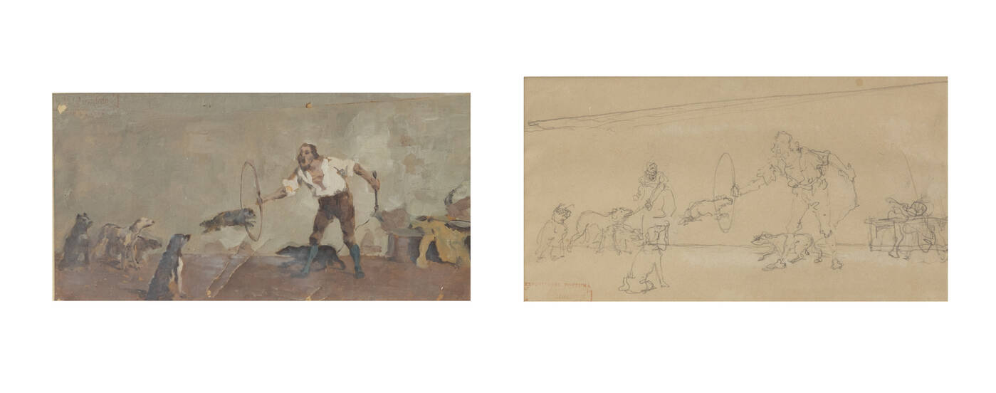 GIOVANNI BATTISTA QUADRONE - 'Salto del cane nel cerchio'<br>