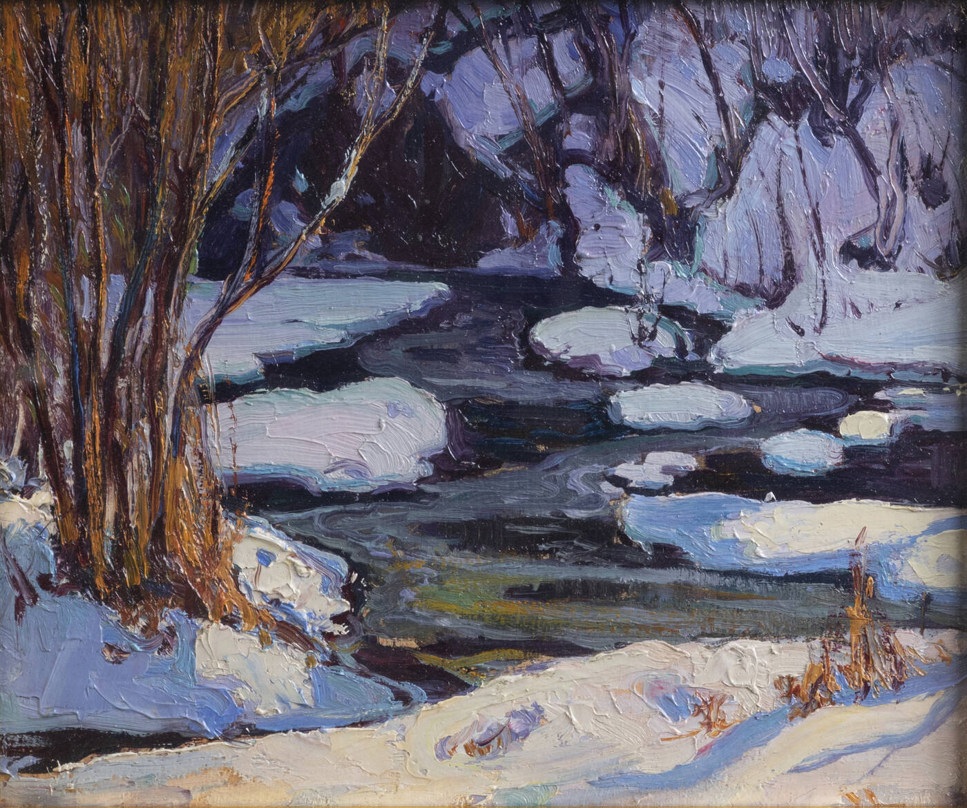 METELLO MERLO - 'Neve sul torrente' 8/1/1927
