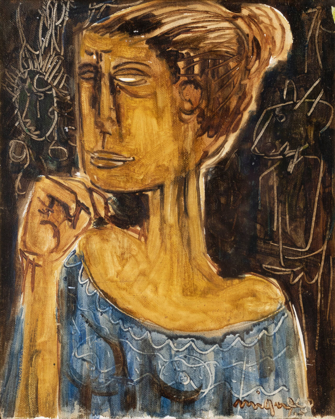 GIUSEPPE MIGNECO - 'Figura' anni '60 