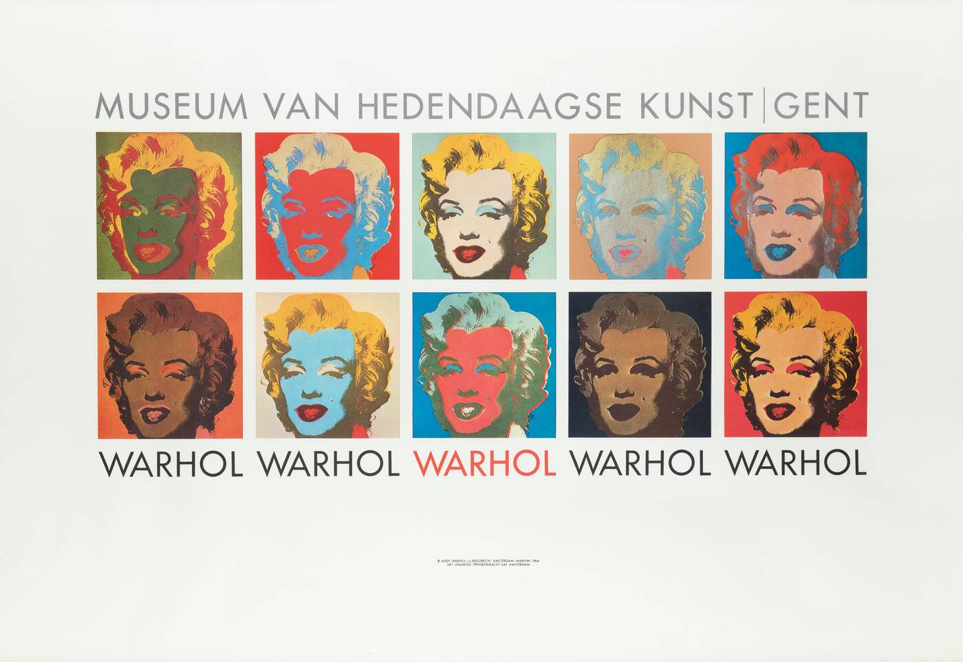 MANIFESTO - Andy Warhol, Museum Van Hedendaagse Kunst, Gent, 1964